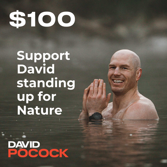 A $100 contribution to allow David to stand up for Nature