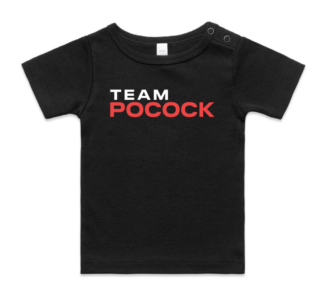 Team Pocock Kids Tee's (Ages 0 and up)