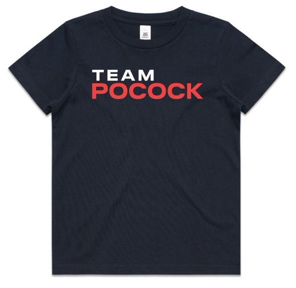 Team Pocock Kids Tee's (Ages 0 and up)